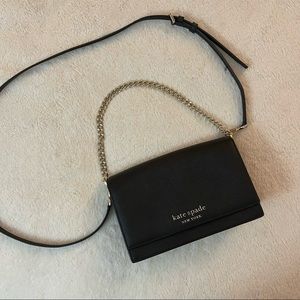 Kate Spade Black Cameron Convertible Crossbody Purse